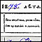 0596 Zapis 38/38 u Protokolu venčanih 1871 - 1880, Gornji Ribnik