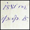 D0107 Zapis 2/7 u Protokolu venčanih 1881 - 1920, Gornji Ribnik