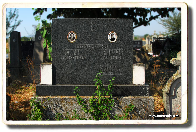 0239 Porodična grobnica Todorović Sare i Radoja na seoskom groblju u Donjem Ribniku