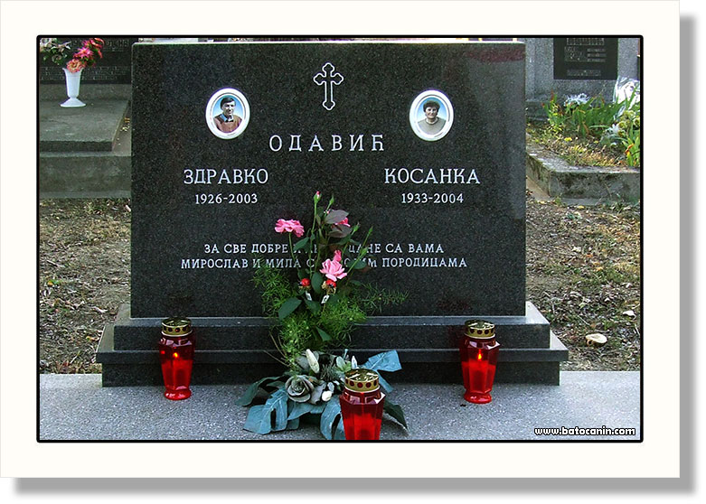 0430 Porodična grobnica Odavić Kose i Zdravka na groblju u Palači