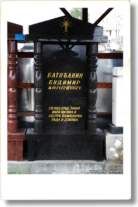 0433 Nadgrobni spomenik Batoćanin Budimira na seoskom groblju u Bučju