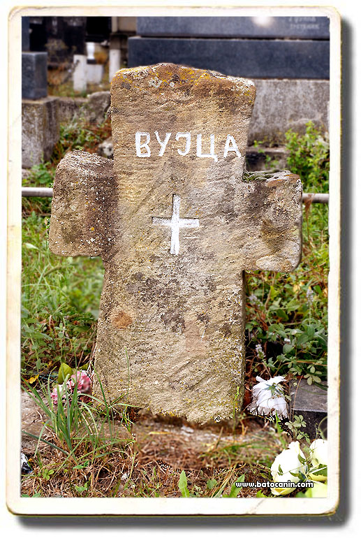 Nadgrobni spomenik na seoskom groblju u Bresnom Polju